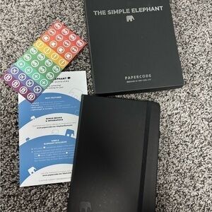 The Simple Elephant Black Planner by
